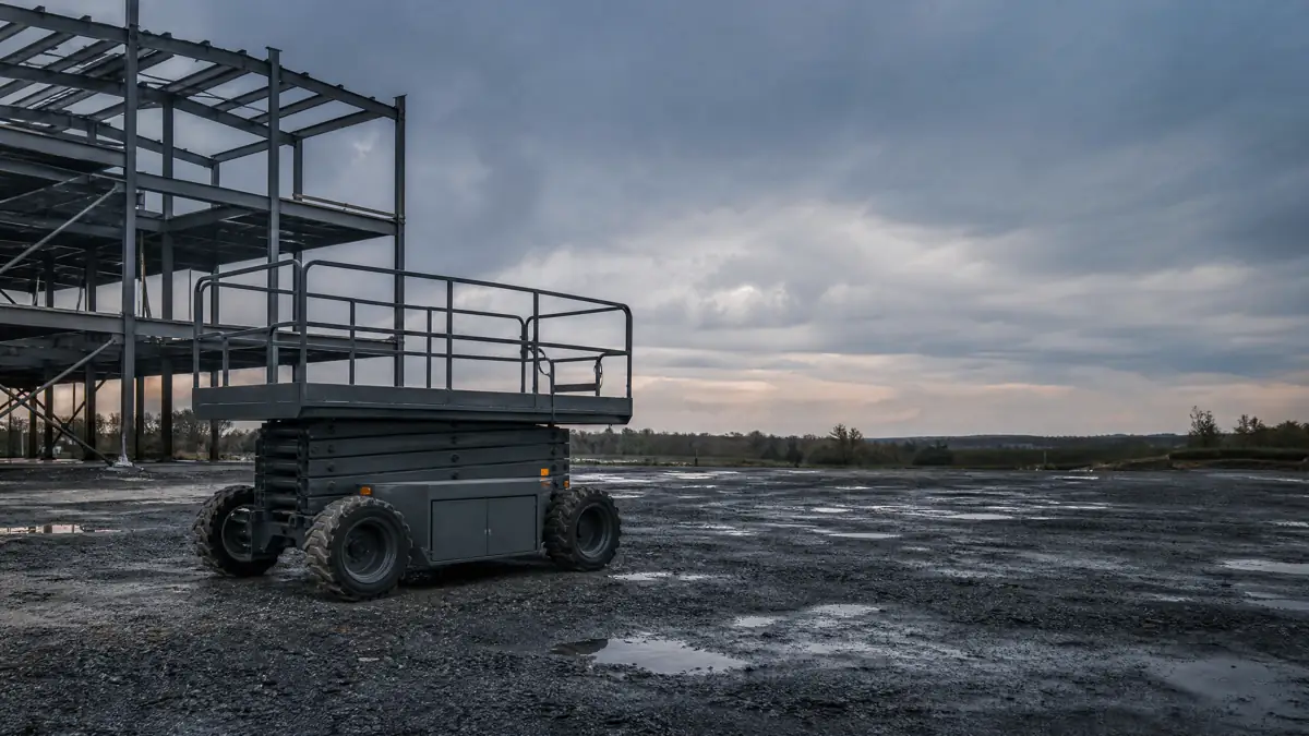 Rough Terrain Scissor Lifts jobsite access in Salt Lake City